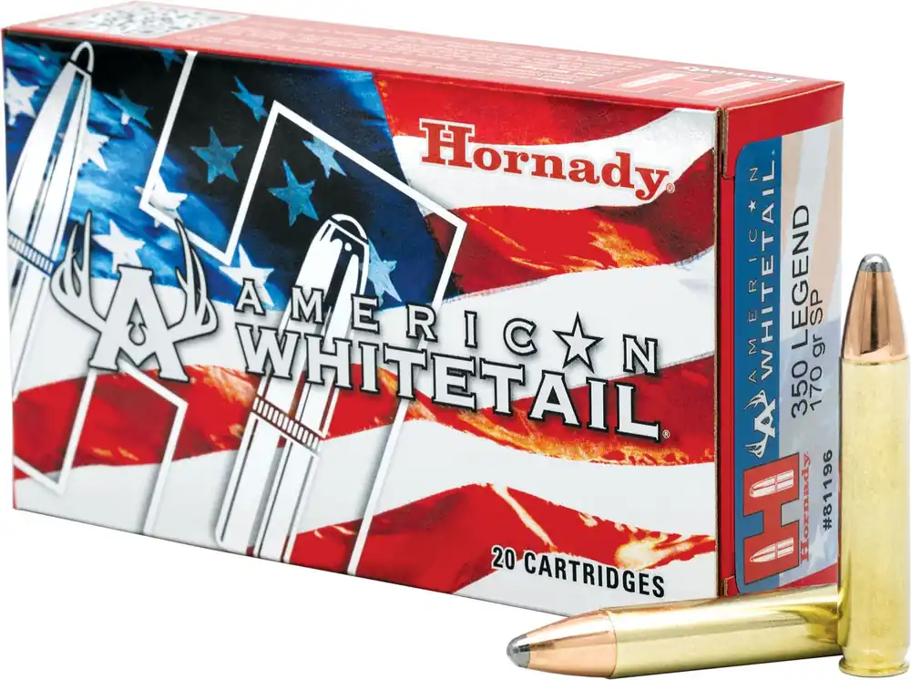 Hornady American Whitetail 350 Legend 170 Grain InterLock 20/Box