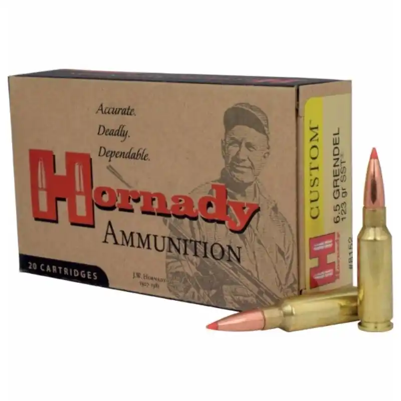 Hornady SST Ammo 6.5 Grendel 123Gr 20/Box
