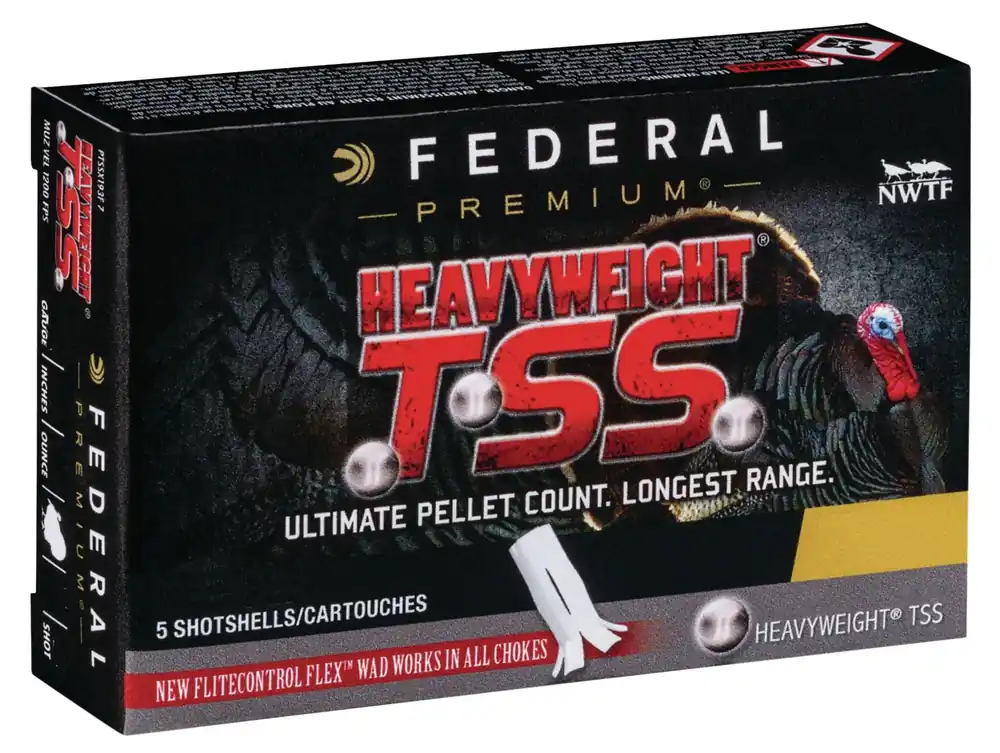 Federal Heavyweight TSS Shotshell .410 Bore 3" 13/16 oz 9 Shot 5 Shells Per Box