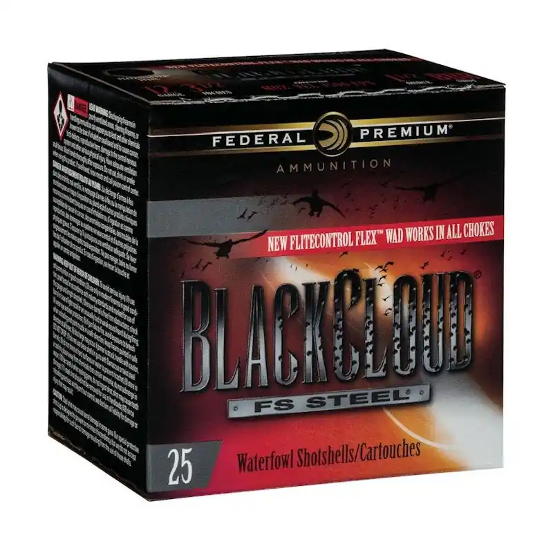 Federal Premium Black Cloud Shotshells 12GA 1 1/2 oz. 4 3" 25/Bx