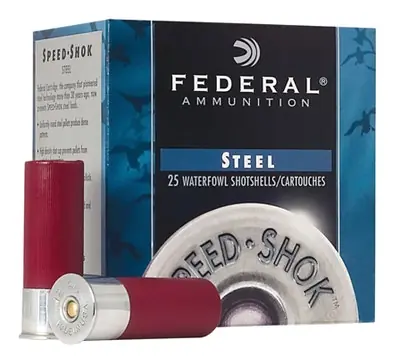 Federal Speed-Shok Steel 12 Gauge 3" 1550 FPS 1.125 Ounce 3 Shot