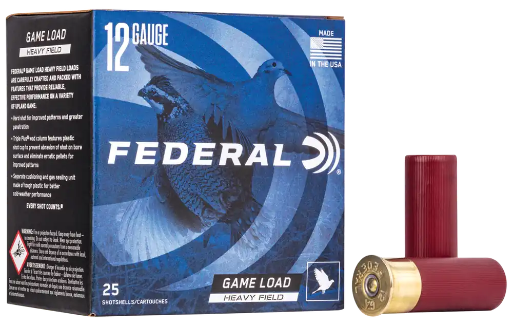 Federal Game-Shok Heavy Field 12ga 2.75" 1-1/8 oz 6 Lead Shot 25 Shells Per Box
