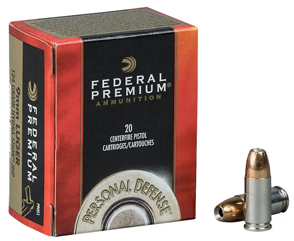 Federal Personal Defense .40 S&W 165 Gr Hydra-Shok JHP