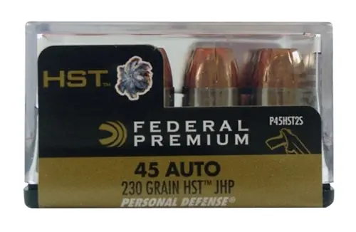 Federal HST Personal Defense .45 Auto 230 Gr JHP