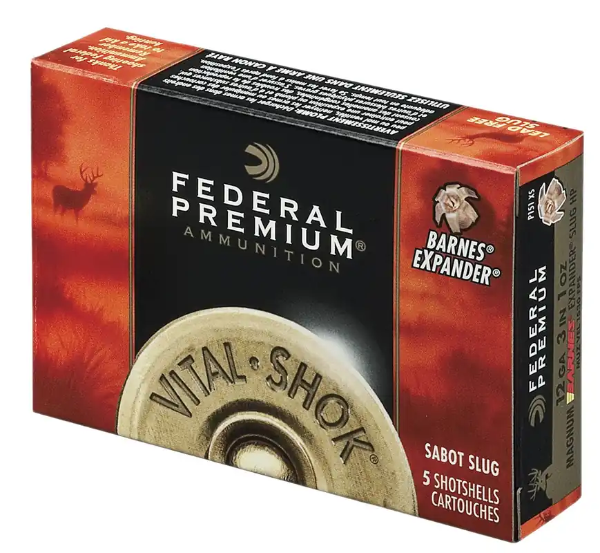 Federal Vital-Shok Trophy Copper Sabot Slug 20 Ga. 3"
