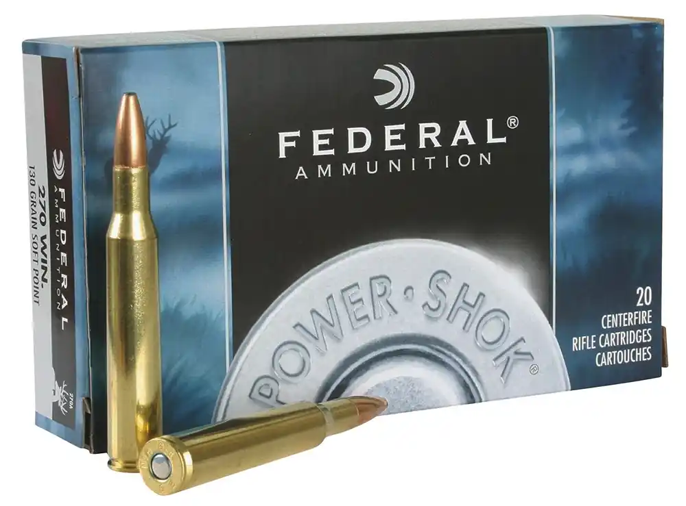 Federal Power-Shok Centerfire Rifle Ammo .270 Win. 130 gr.