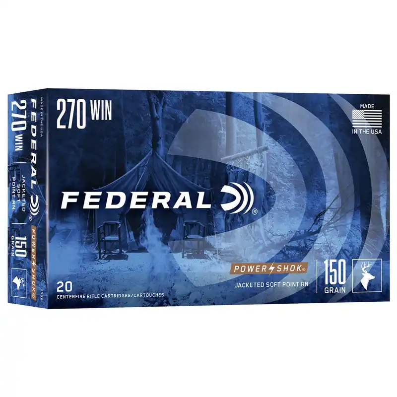 Federal Power-Shok .270 Win. 150 gr. SP 20/Box