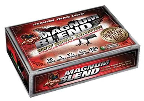 Hevi-Shot Magnum Blend 20ga 3" 1-1/4 oz 5/ 6/ 7 Cast Tungsten Shot 5 Shells Per Box