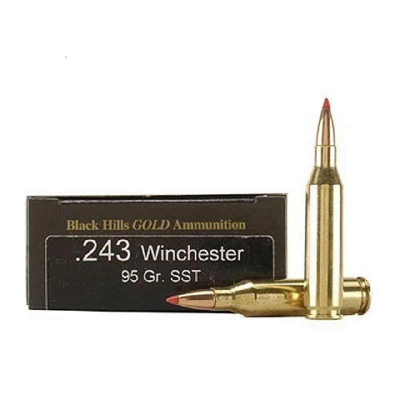 Black Hills Gold .243 Win 95 Gr. Hornady SST 20/Box