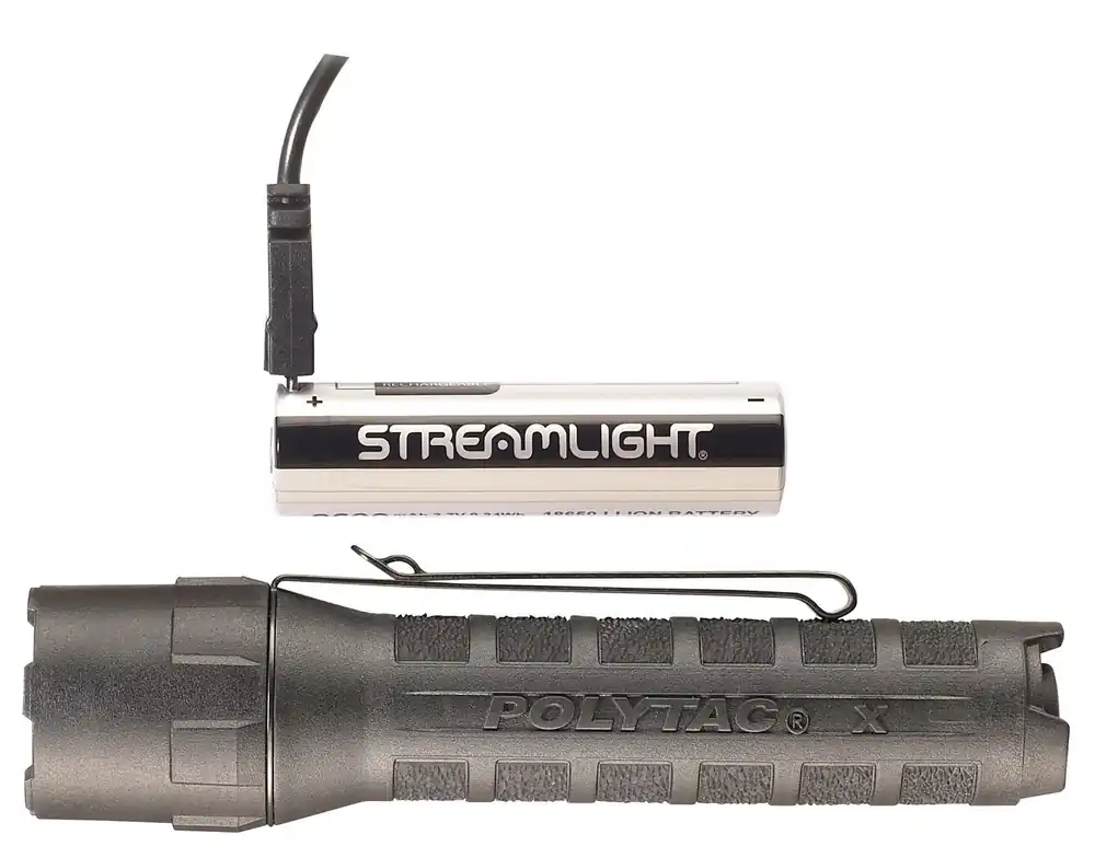 Streamlight PolyTac X USB Flashlight Black