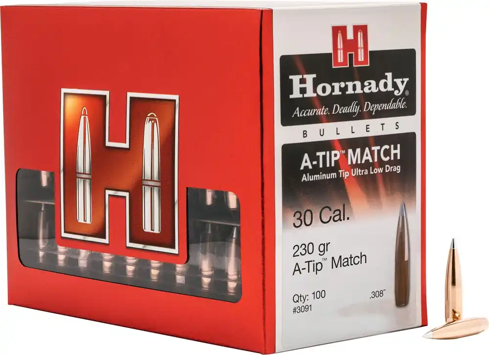 Hornady Bullets A-TIP Match 30 Caliber .308 230 Grain 100/Box