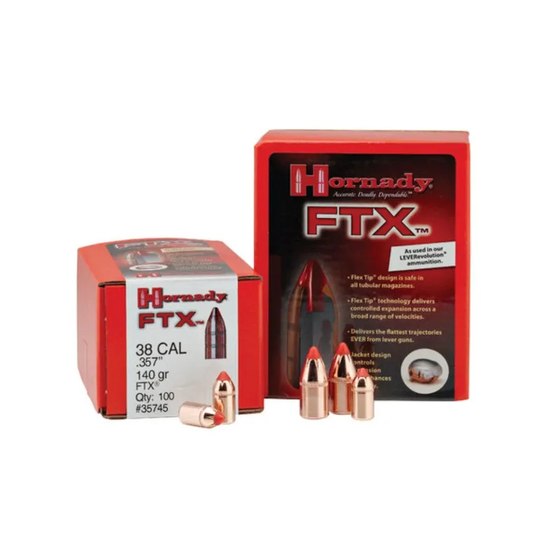 Hornady Bullets FTX 45 Caliber .458 325 Grain 50/Box