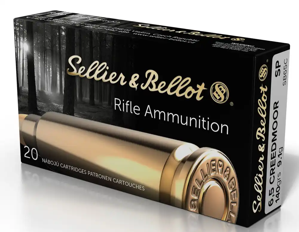 Sellier & Bellot SB65C Rifle 6.5 Creedmoor 140 gr Soft Point (SP) 20 Bx/ 25