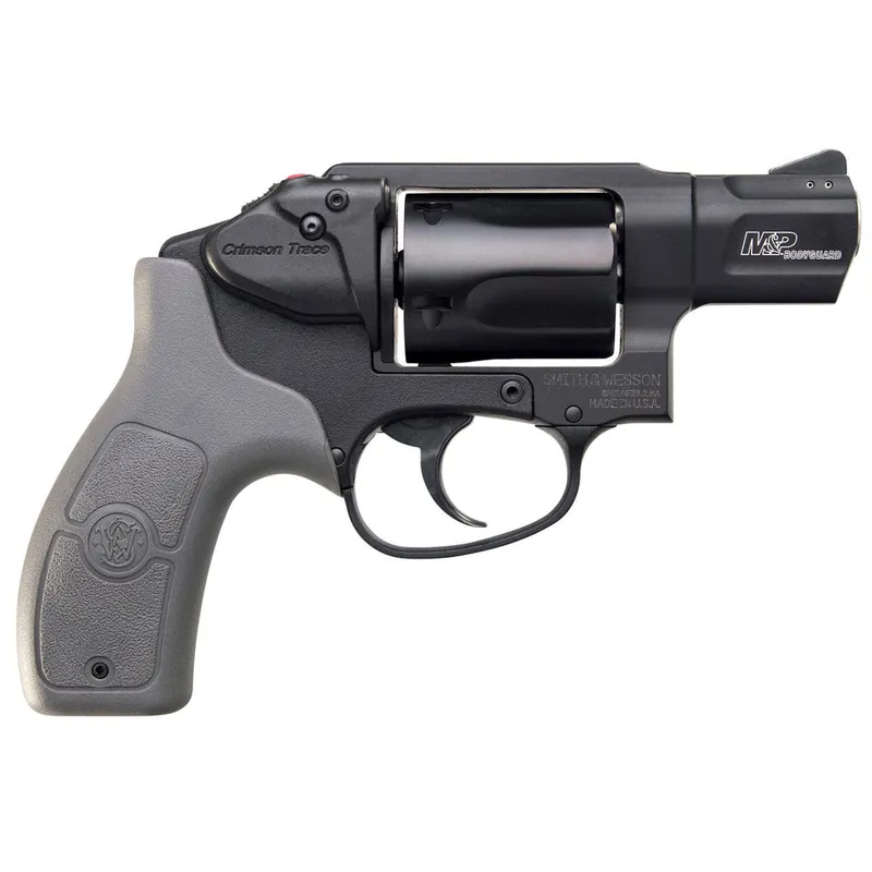 Smith & Wesson M&P Bodyguard 38 integrated Crimson Trace Laser .38 Special Black/Grey 1.875"