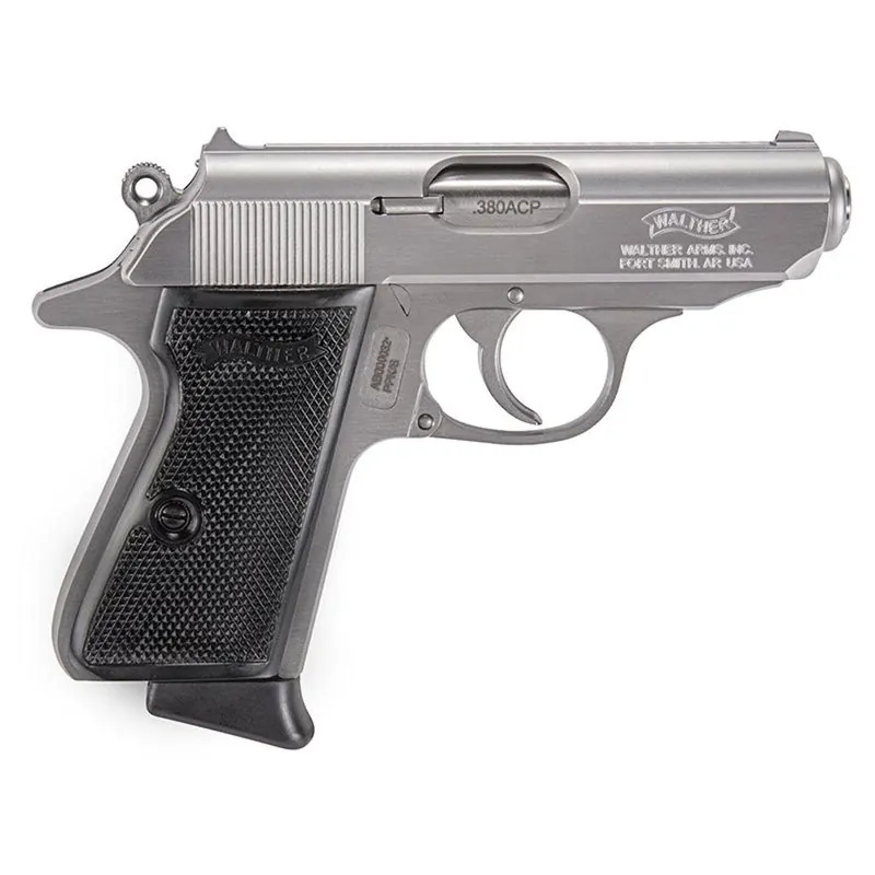 Walther PPK Pistol 380ACP Stainless 3.3"
