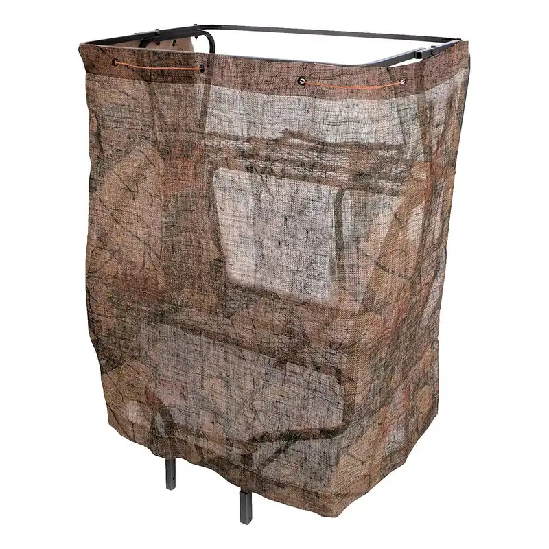 Allen Company Quick Set Blind Rig Ground Hunting Blind 8‘ x 50" Mossy Oak Break Up Country