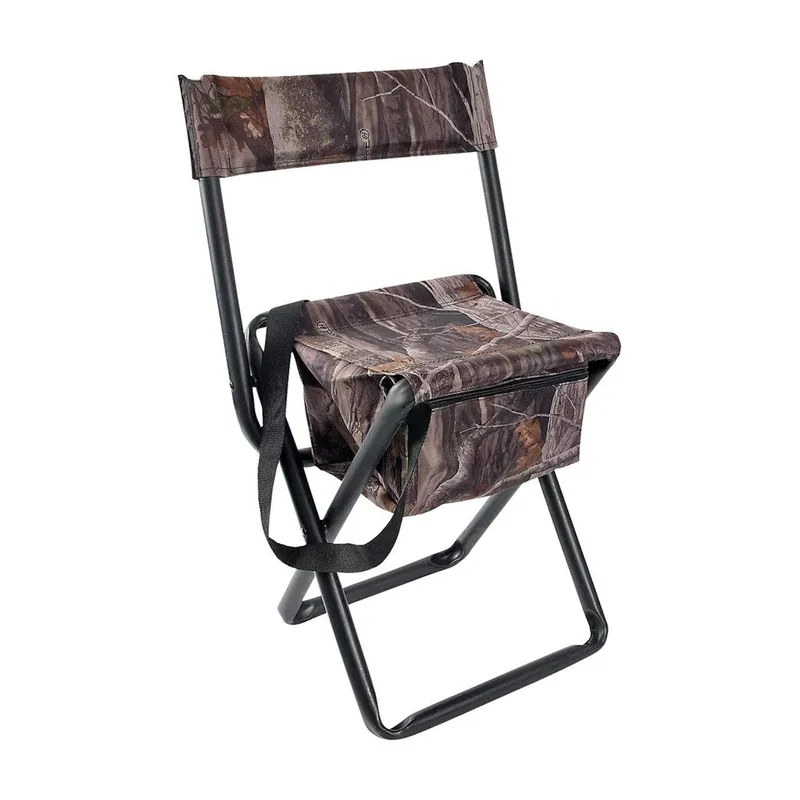 Allen Vanish Hunting Stool With Folding Back Next Camo