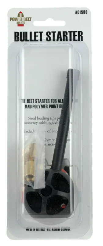 CVA AC1500 Powerbelt Bullet Starter Universal 9 Attachments Brass/Polymer Black