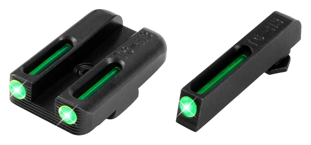 Truglo TG131GT1A Brite-Site TFO Fits Glock 42/43 Tritium/Fiber Optic Green Front