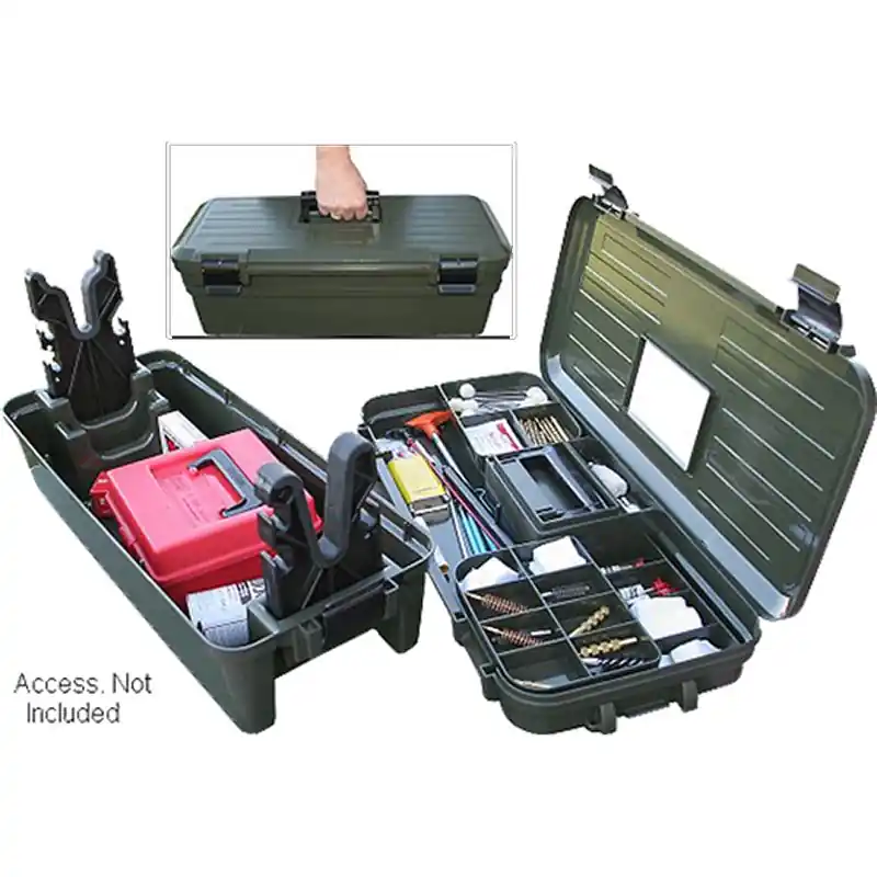 MTM Shooting Range Box 25 x 11.5 x 8.75 Forest Green