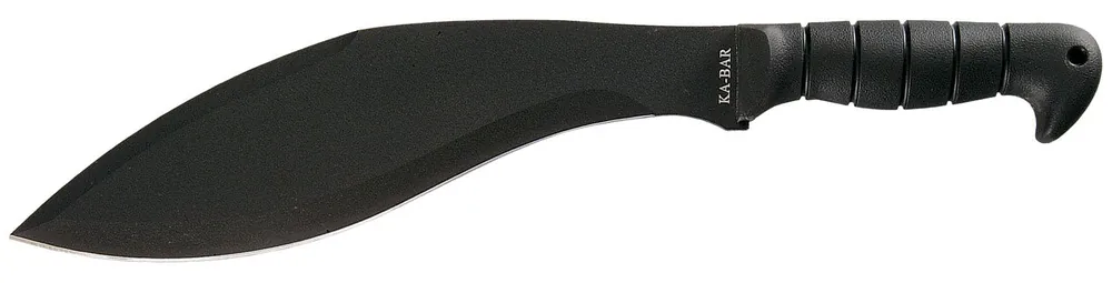 Ka-Bar 1249 Kukri Machete 11.50" SK5 Thermoplastic Rubber Black
