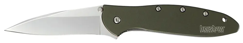 Kershaw Leek 3" Modified Drop Point Olive