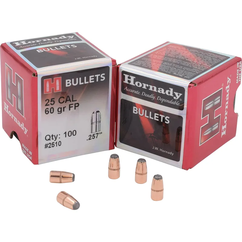 Hornady 25 Cal 60 Gr AMP Jacket 100/Box