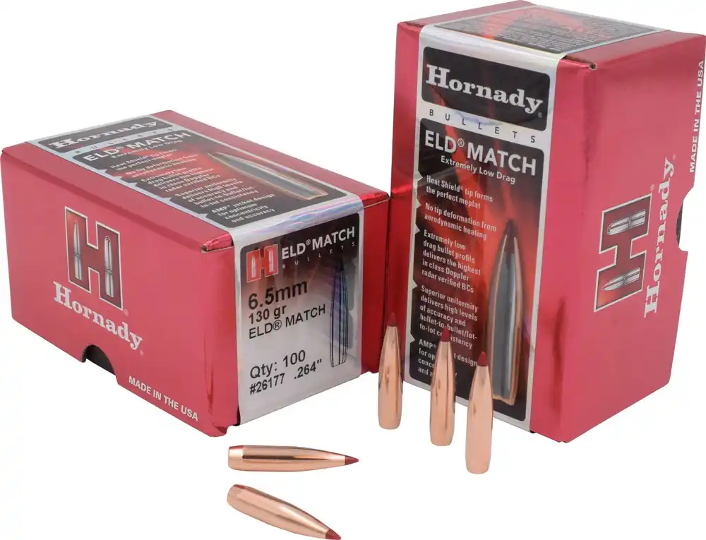 Hornady 6.5MM .264 130GR ELD-MATCH