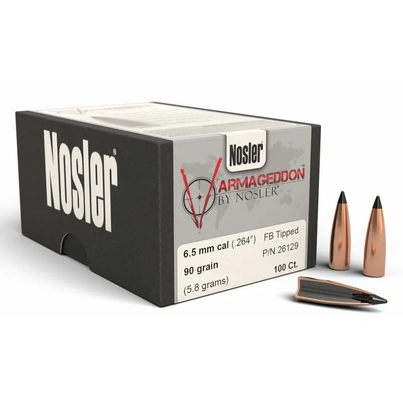 Nosler 6.5 Cal 90 Gr FBT 100/Box