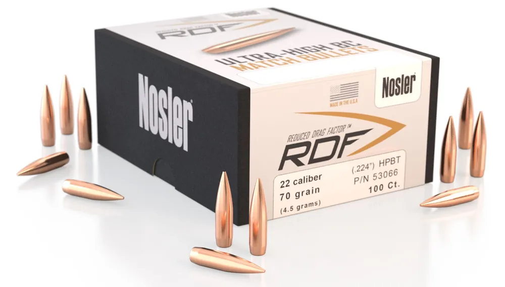 Nosler 22/5.56 70GR RDF HPBT