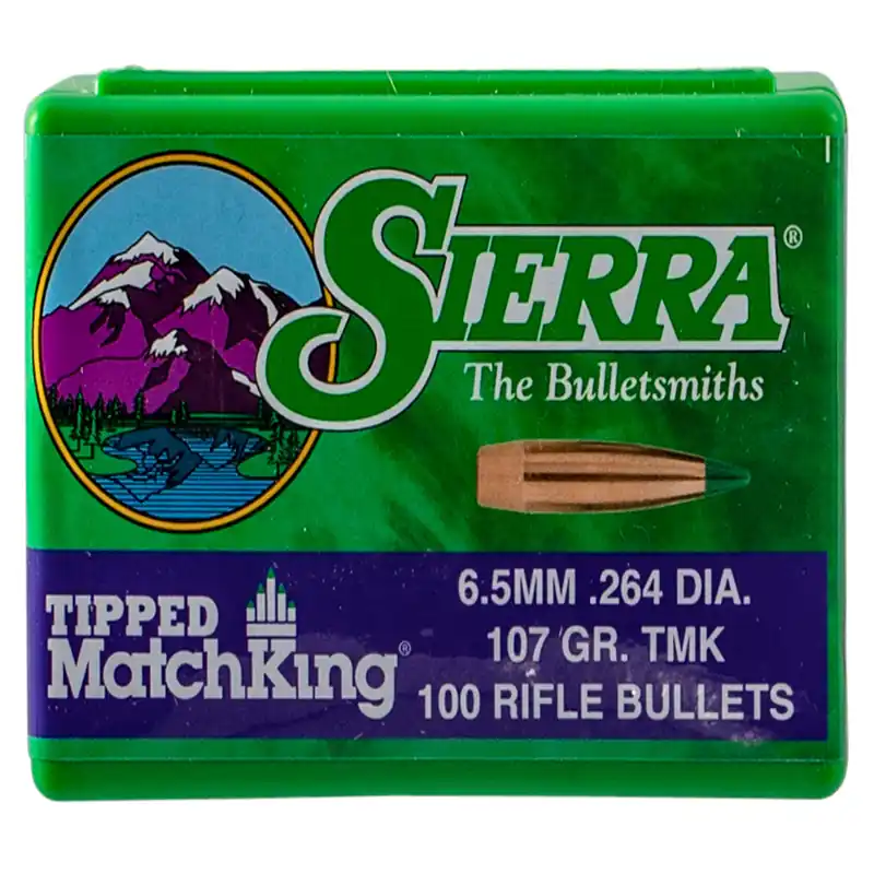 Sierra Tipped Matchking 6.5mm 107 Gr TMK 100/Box