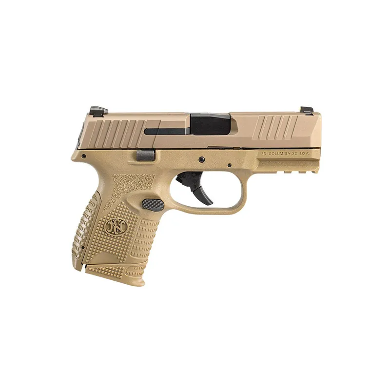 FN America 509C Compat 9MM Pistol FDE 3.7", 12/15 Rd.