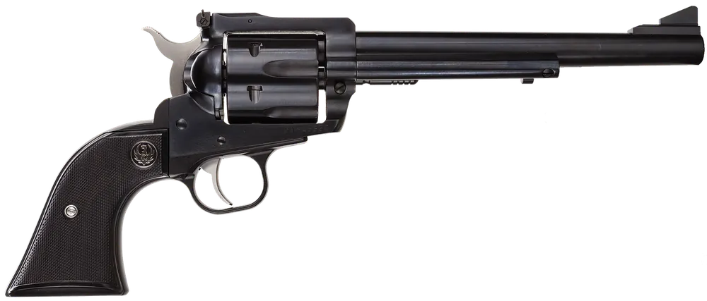 Ruger 0505 Blackhawk Revolver 30 CARBINE, 7.5 in, Checkered Hard