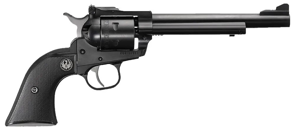 Ruger 0661 Single-Six Revolver 17 HMR, 6.5 in, Checkered Hard Rubber