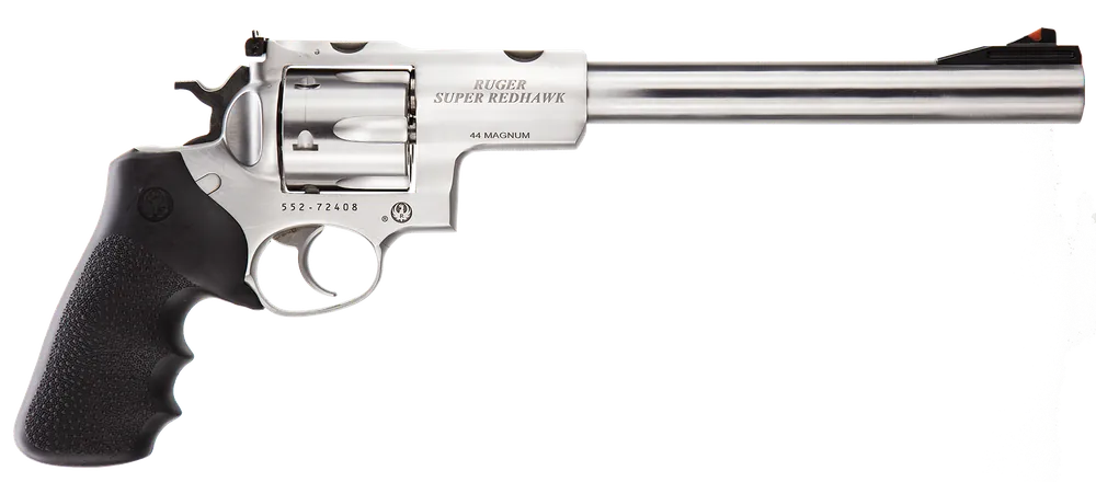 Ruger Super Redhawk Revolver .44 MAG/SPEC 6Rd 9.5" Barrel Fluted Cylinder Large Frame Ramp Front Sight Adjustable Rear Sight Black Monogrip 5502
