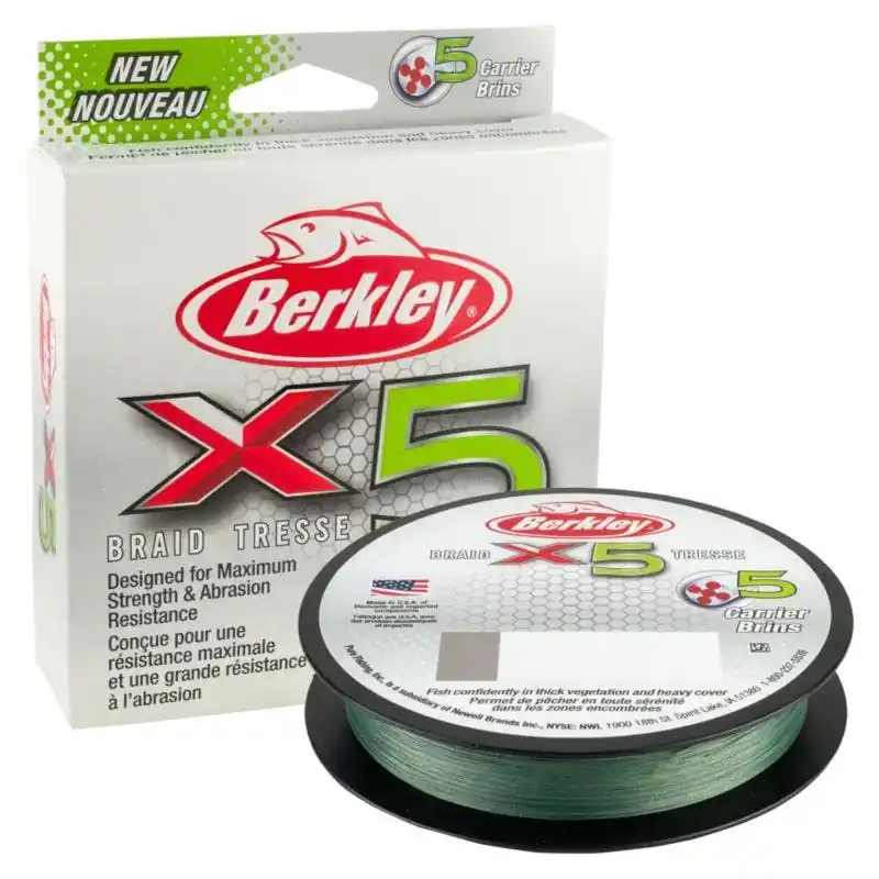 Berkley x5 Braid Low-Vis Green