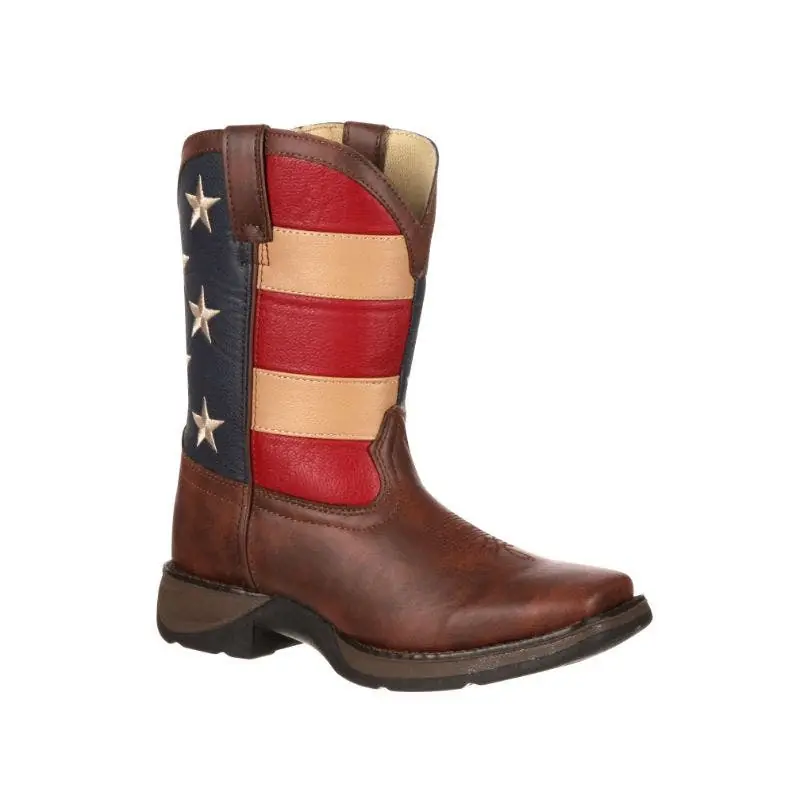 Durango Rebel Patriotic Flag Pull-On Western Boots