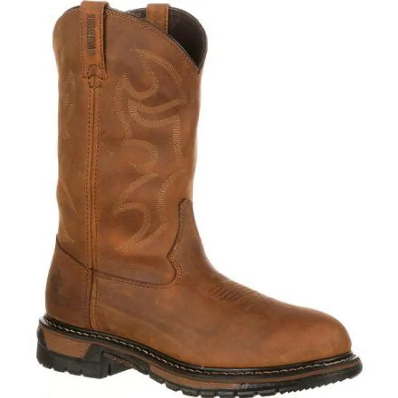 Rocky Original Ride Branson Roper Waterproof Western 10” Cowboy Boots