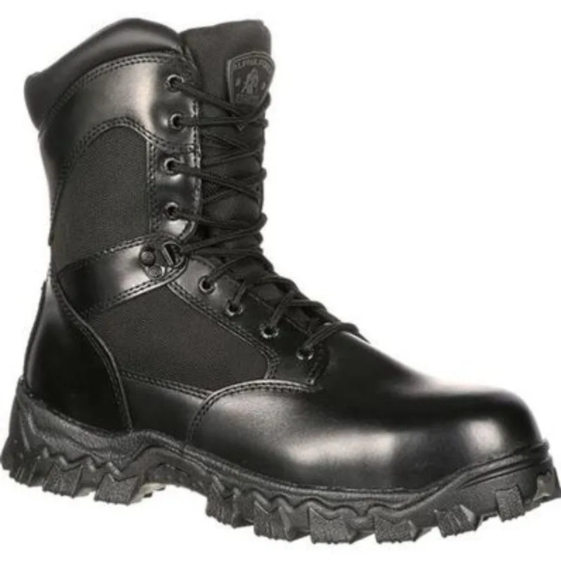 Rocky Men‘s Alpha Force 8" Zipper Waterproof Service Boots