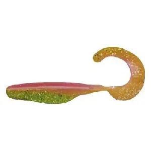 Bass Assassin 4 Curly Tail Shad Saltwater Lure 10-Pack"
