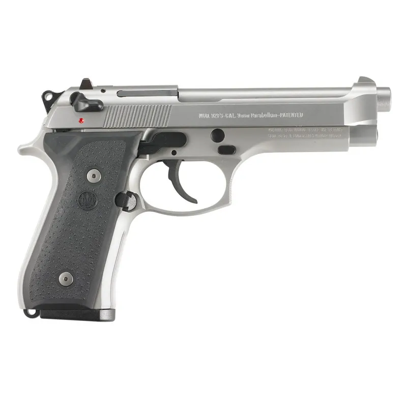 Beretta 92 FS Pistol 9mm Inox Stainless Steel 4.9"