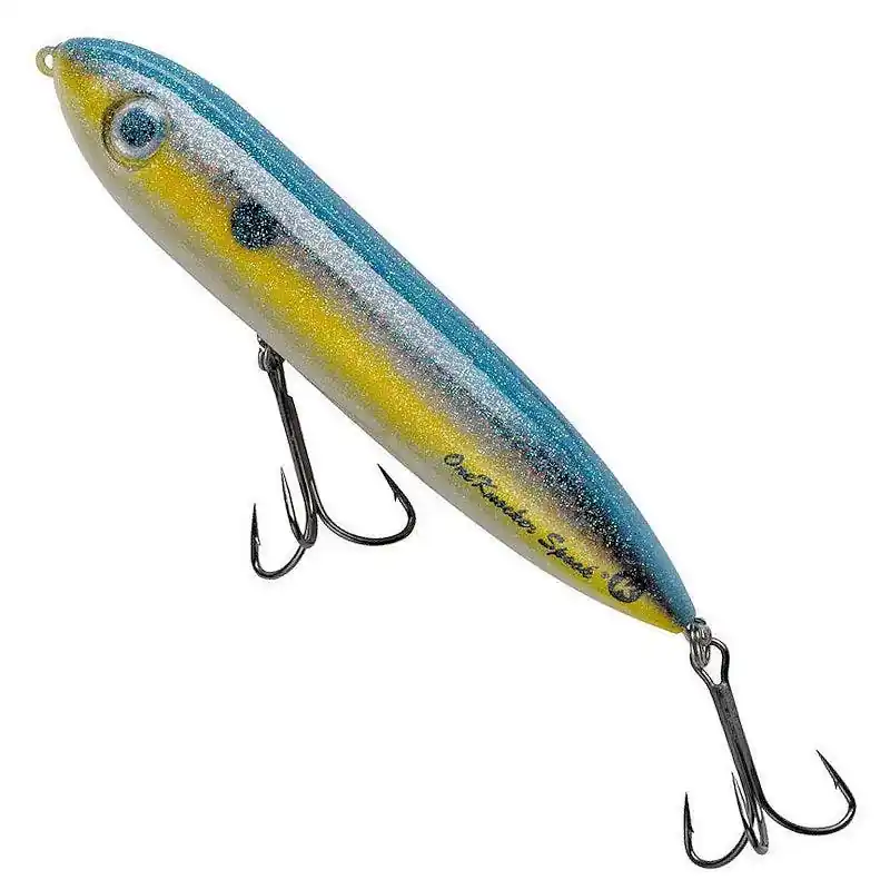 Heddon One Knocker Spook 4 1/2 G-Finish Foxy Shad 3/4 oz."