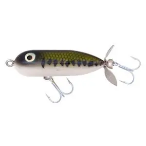 Heddon Tiny Torpedo Prop Topwater Fishing Lure 1 7/8 - 1/4 oz - 6"