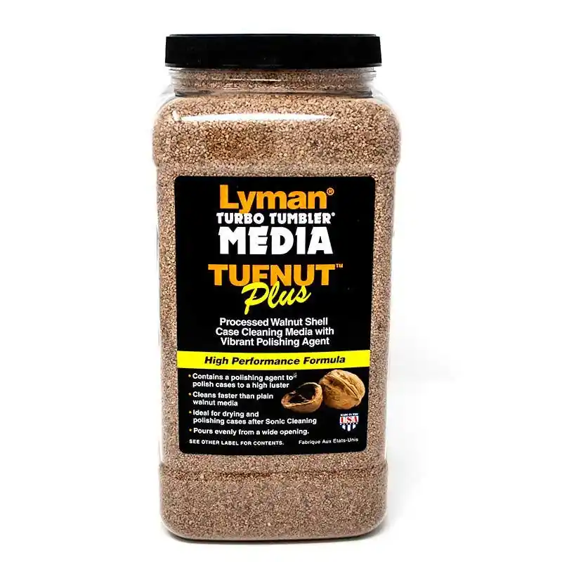 Lyman Turbo Tumbler Tufnut Plus Case Cleaning Media 6 lb Easy Pour