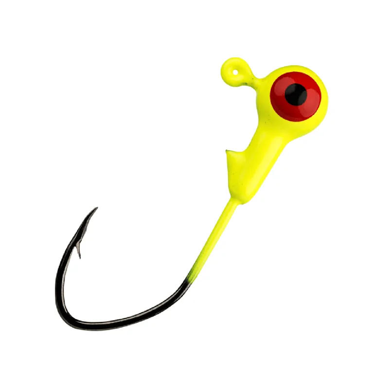 Strike King Mr. Crappie Slab Slasher Jig Head - 1/16 oz. Chartreuse