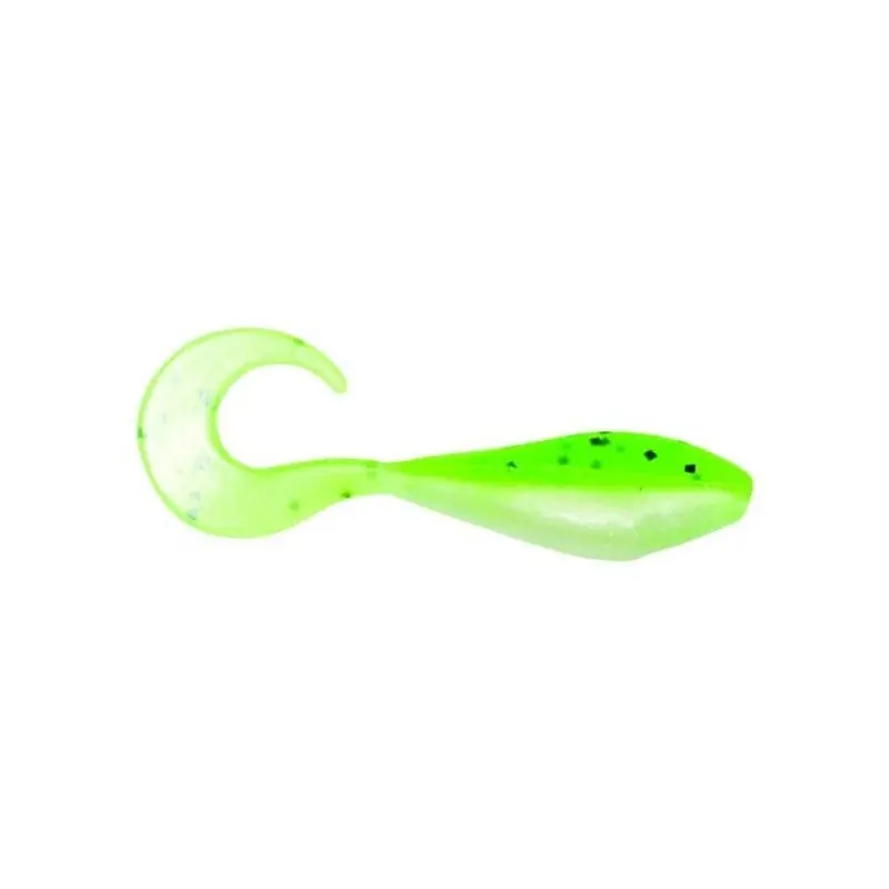 Bass Assassin 2 Curly Tail Shad Panfish Lure 10-Pack"