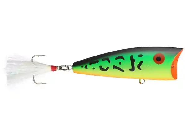Rebel Pop-R Magnum Topwater Bait - 1/2 oz. 3" Firetiger