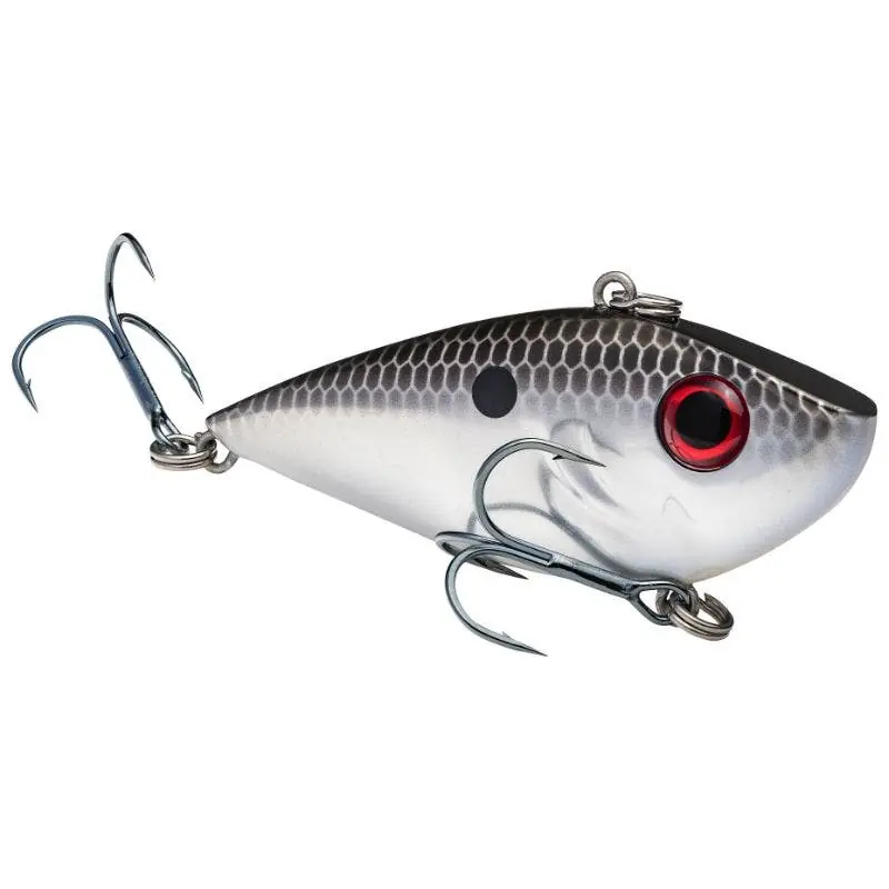 Strike King Red Eyed Shad Lipless Crankbait - Chrome Black 1/2 oz.
