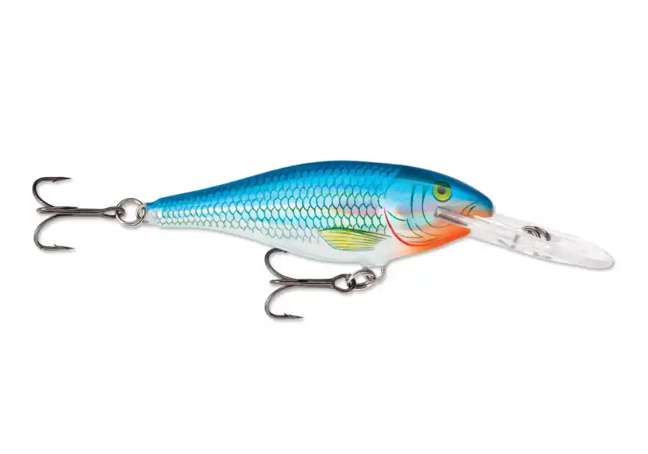 Rapala Shad Rap Crankbait - Holographic Blue Shiner 9/16 oz. 3.5"