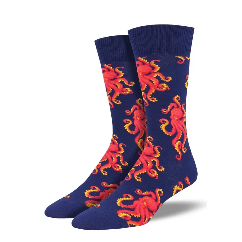 SockSmith Men‘s "Socktopus" Navy Socks